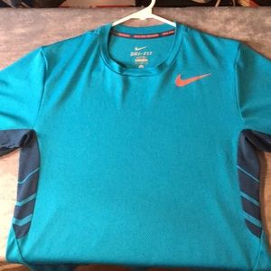Blue and orange Mesh training shirt